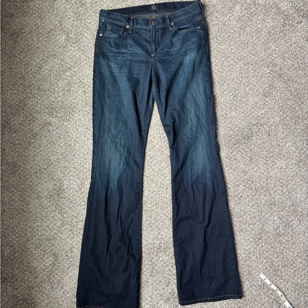 Citizens Of Humanity Dark Blue Flare Jeans